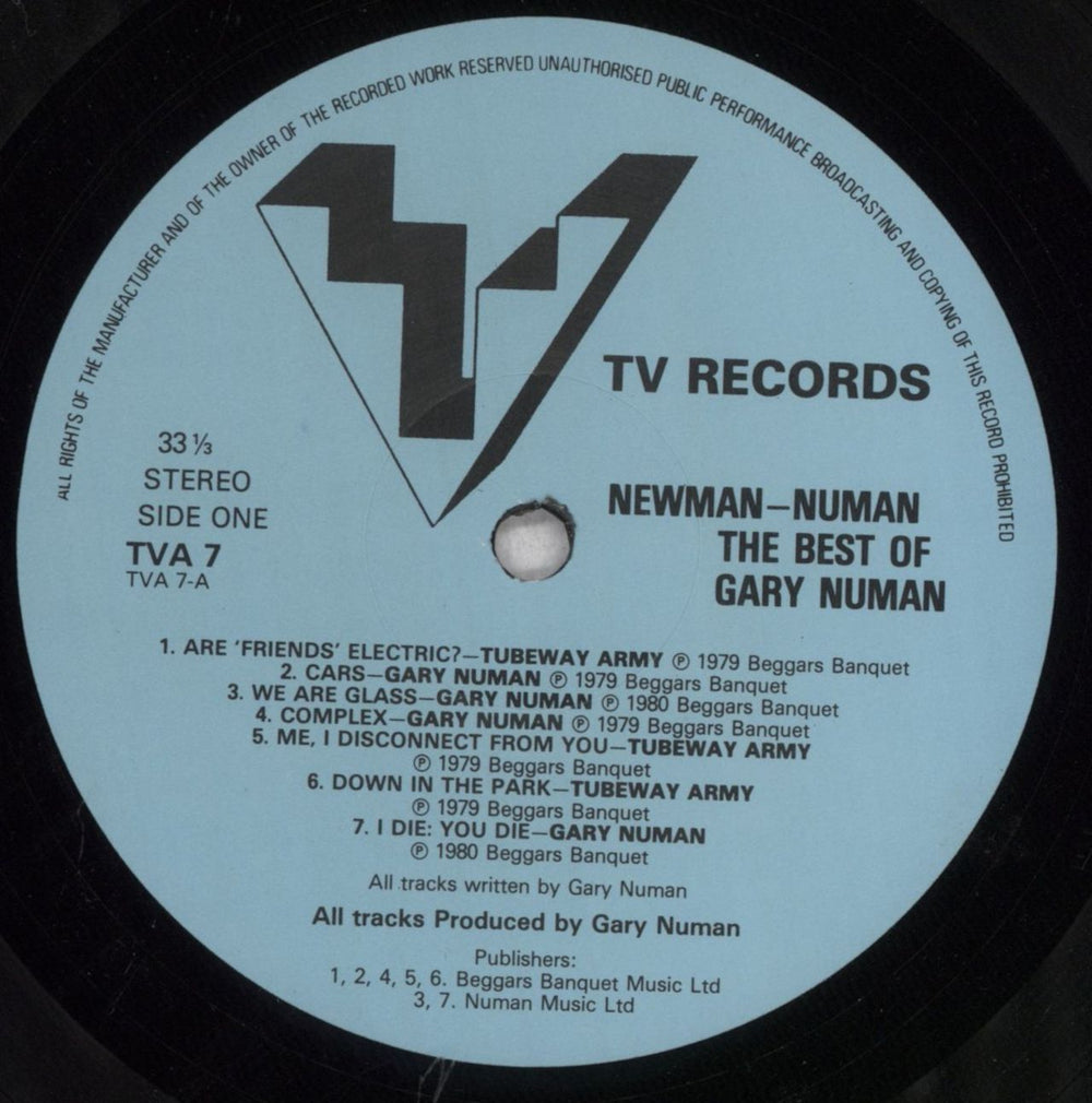 Gary Numan New Man UK vinyl LP album (LP record) NUMLPNE129707