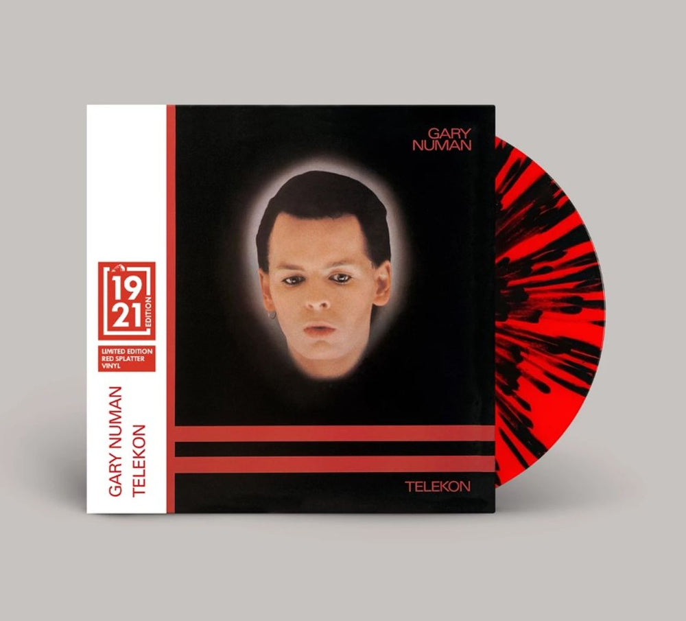 Gary Numan Telekon: HMV1921 - Red & Black Splatter - Sealed UK 2-LP vinyl record set (Double LP Album) BBL19LPE