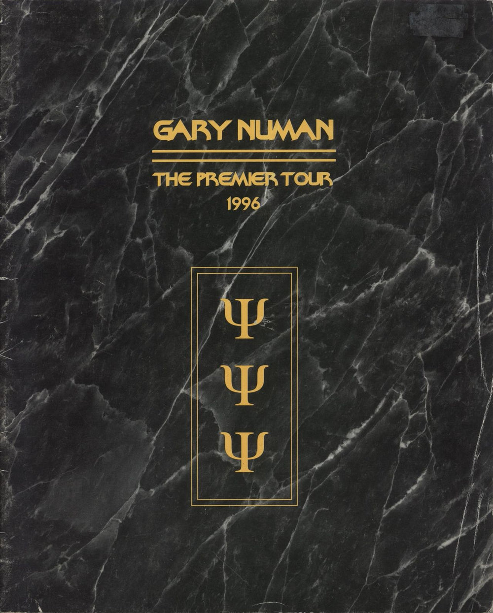 Gary Numan The Premier Tour 1996 UK tour programme TOUR PROGRAMME