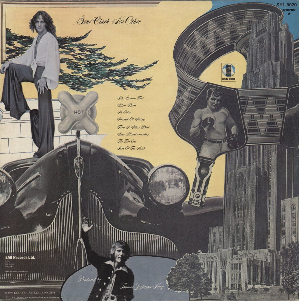 Gene Clark No Other UK vinyl LP album (LP record)