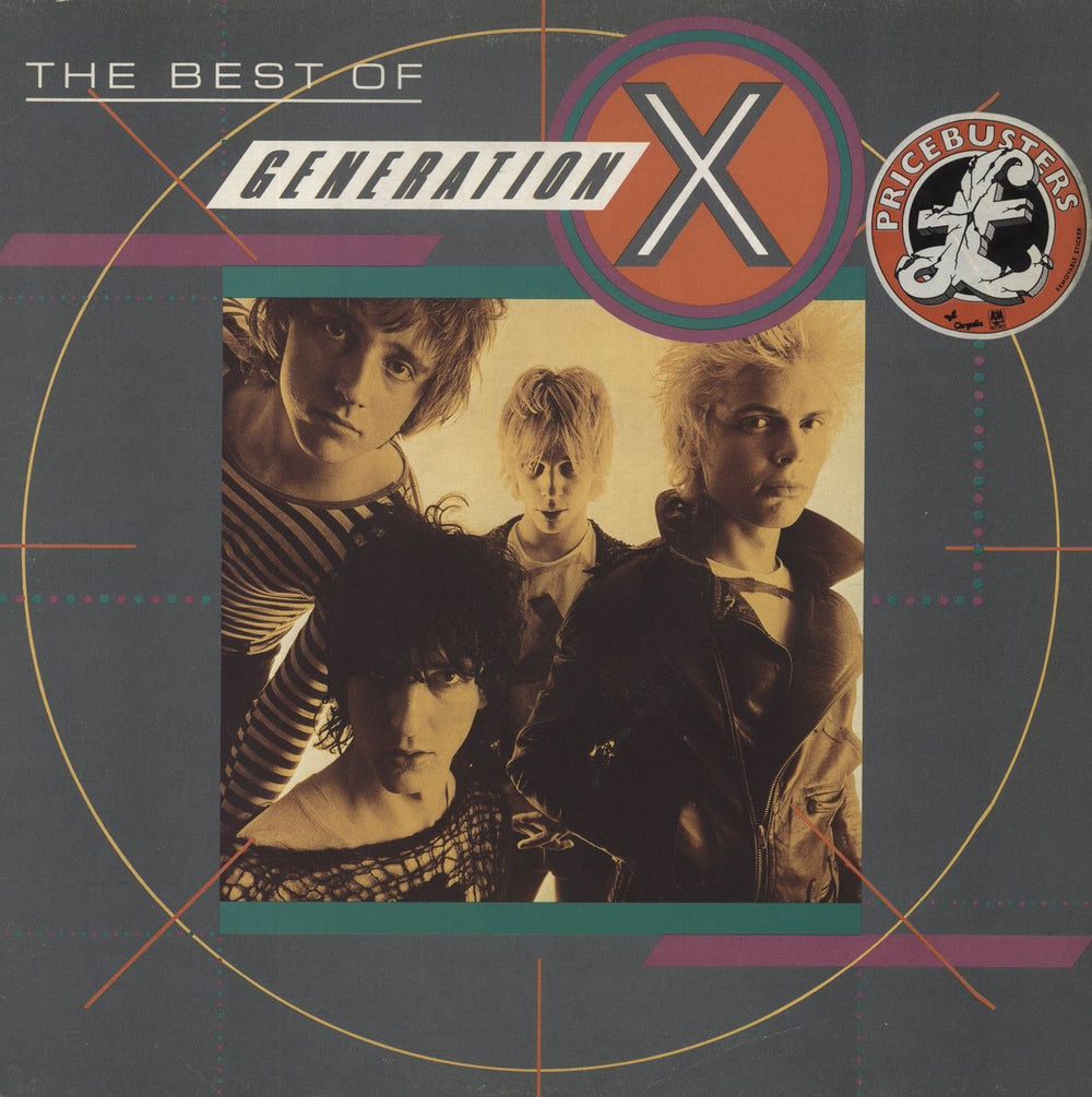 Generation X The Best Of Generation X - stickered p/s UK vinyl LP album (LP record) CHM1521