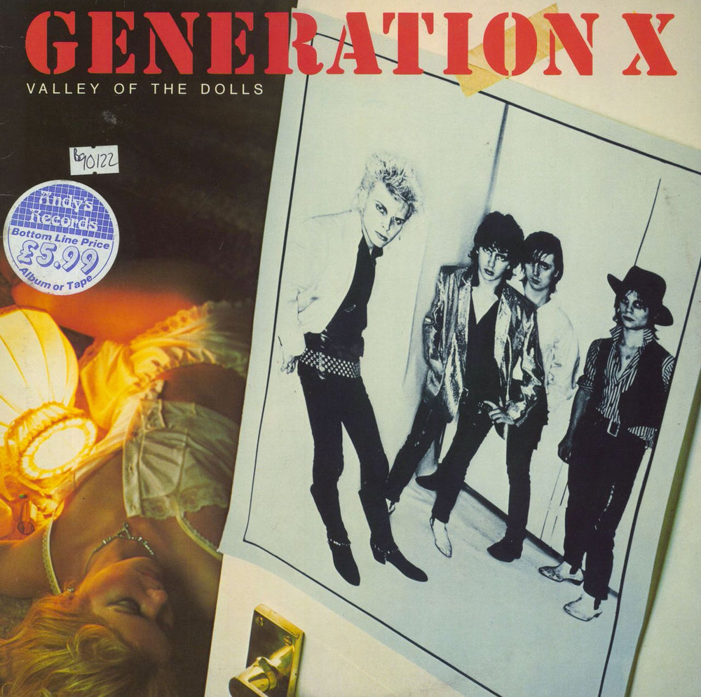 Generation X Valley Of The Dolls + Inner UK vinyl LP album (LP record) CHR1193