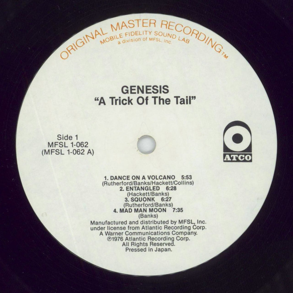 Genesis A Trick Of The Tail - Audiophile - VG US vinyl LP album (LP record) GENLPAT849957