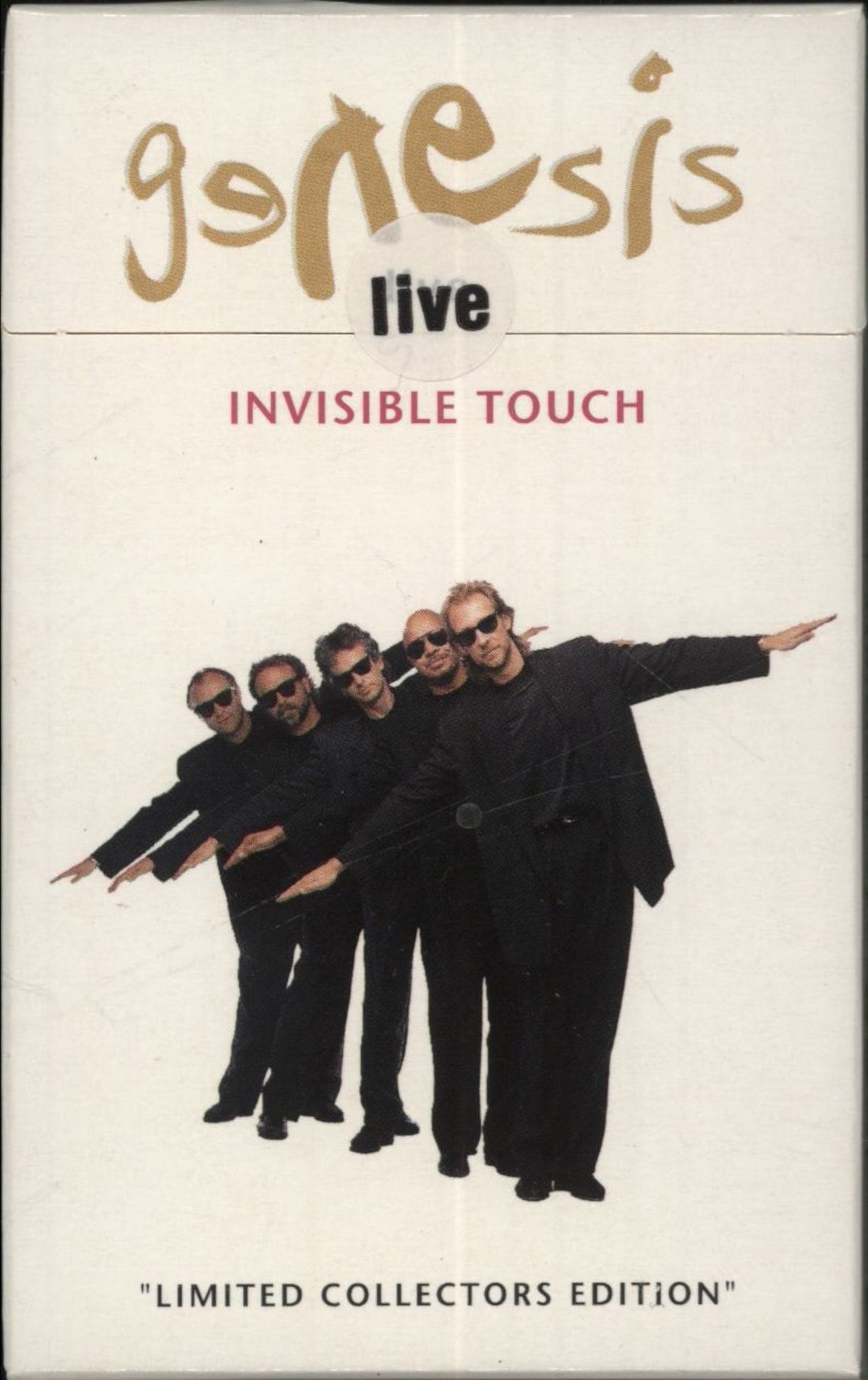 Genesis Invisible Touch [Live] - Numbered UK Cassette single — RareVinyl.com