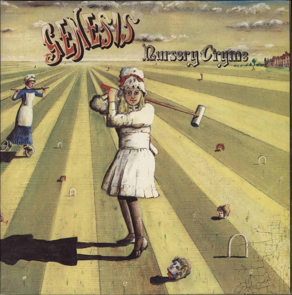 Genesis Nursery Cryme - Blue Label - EX UK vinyl LP album (LP record) CHC22