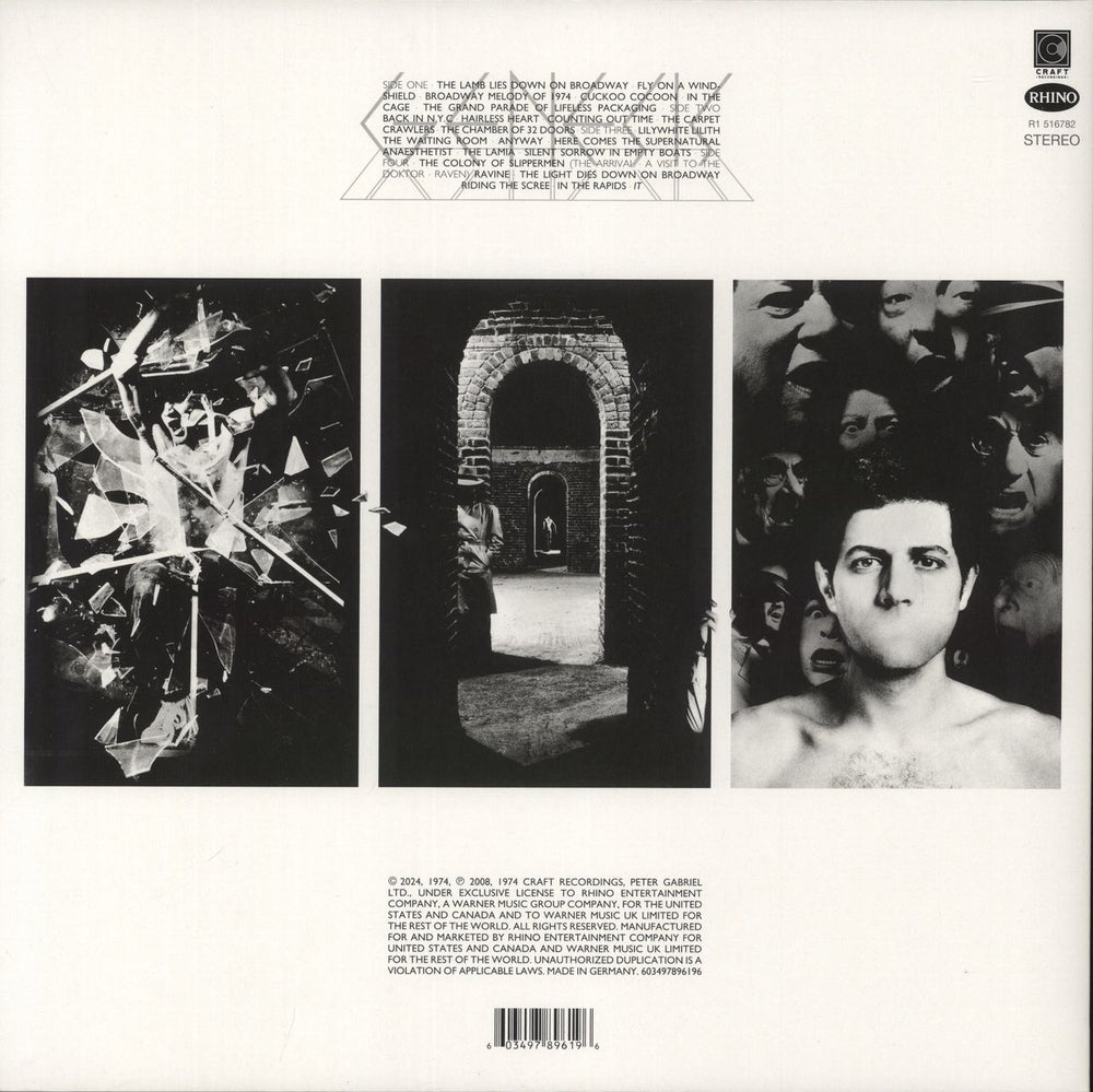 Genesis The Lamb Lies Down On Broadway - Remastered UK 2-LP vinyl record set (Double LP Album) 603497896196