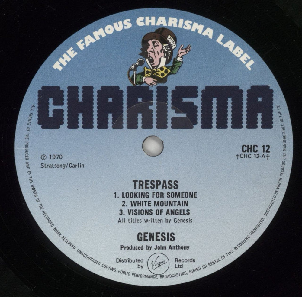 Genesis Trespass - Shrink UK vinyl LP album (LP record) GENLPTR864357