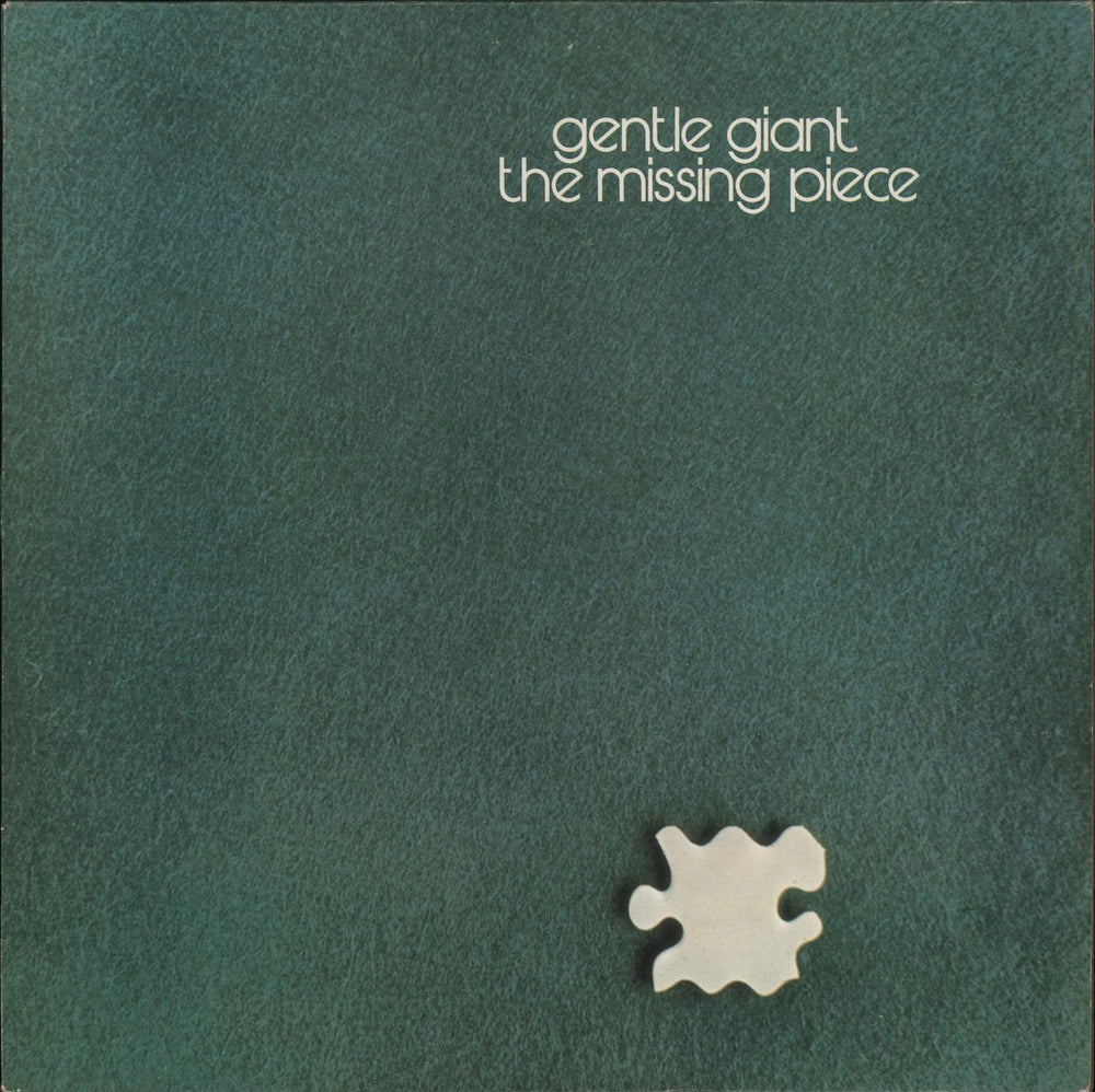 Gentle Giant The Missing Piece Italian vinyl LP album (LP record) 6307604