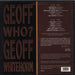 Geoff Whitehorn Geoff Who? US vinyl LP album (LP record) 5020280090213