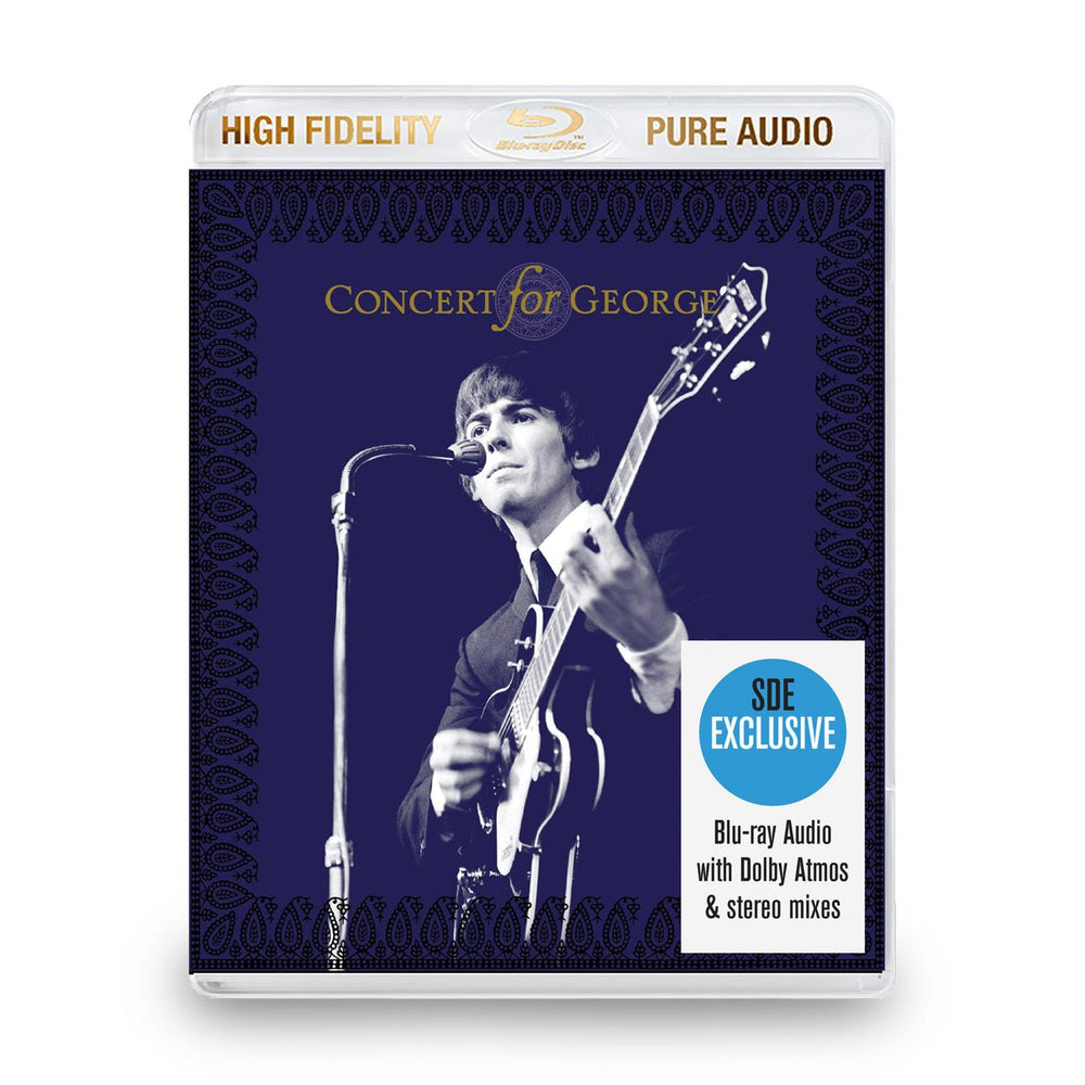 George Harrison Concert For George - Dolby Atmos & PCM Stereo - Sealed UK Blu Ray Audio 00888072502208