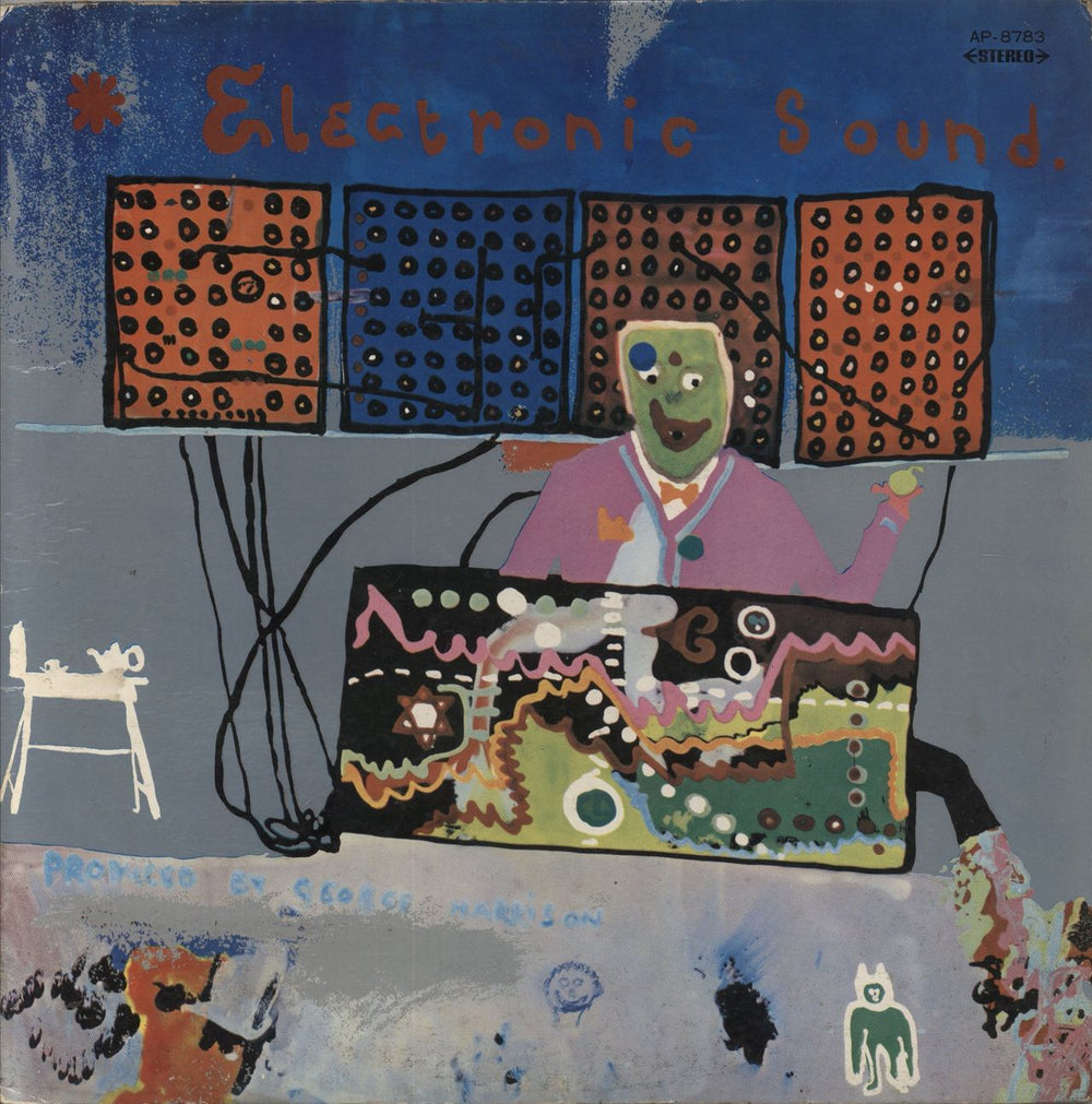 George Harrison Electronic Sound - Red Japanese vinyl LP album (LP record) AP8783