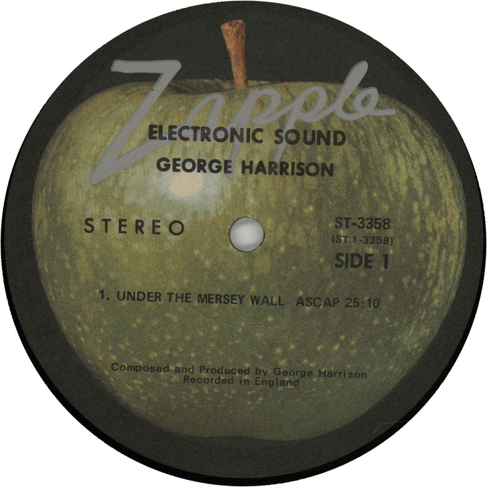 George Harrison Electronic Sound US vinyl LP album (LP record) GHALPEL137588