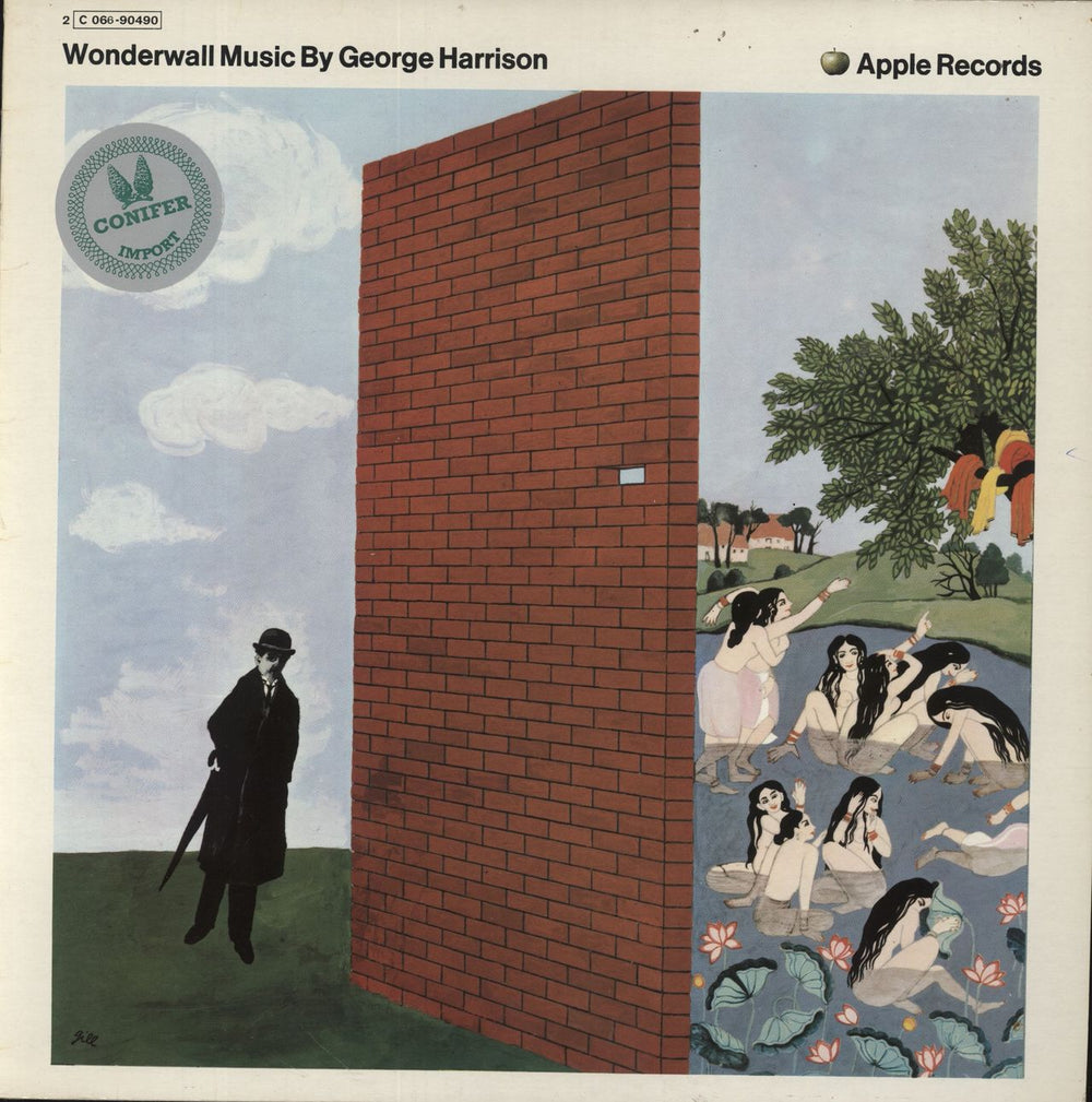 George Harrison Wonderwall French vinyl LP album (LP record) 2C066-90490