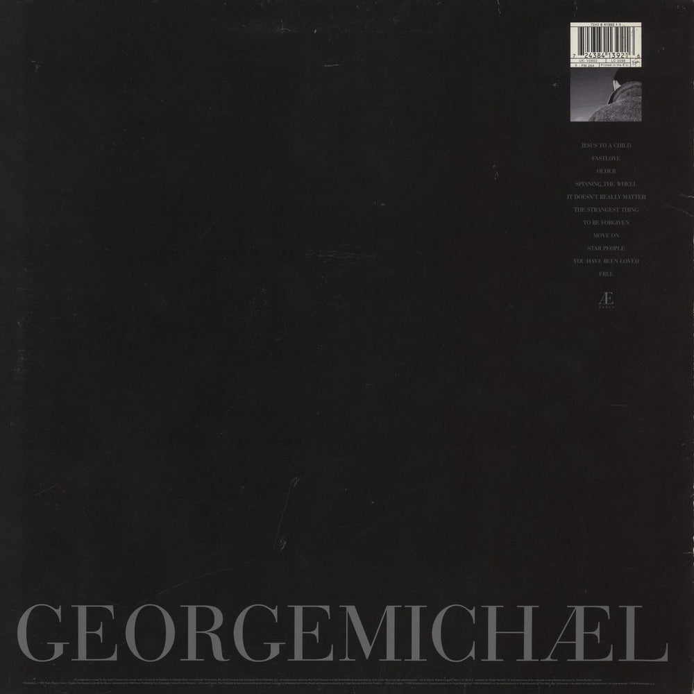 George Michael Older - Hype Stickered - G UK vinyl LP album (LP record) 724384139216