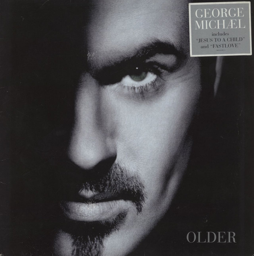 George Michael Older - Hype Stickered - G UK vinyl LP album (LP record) V2802