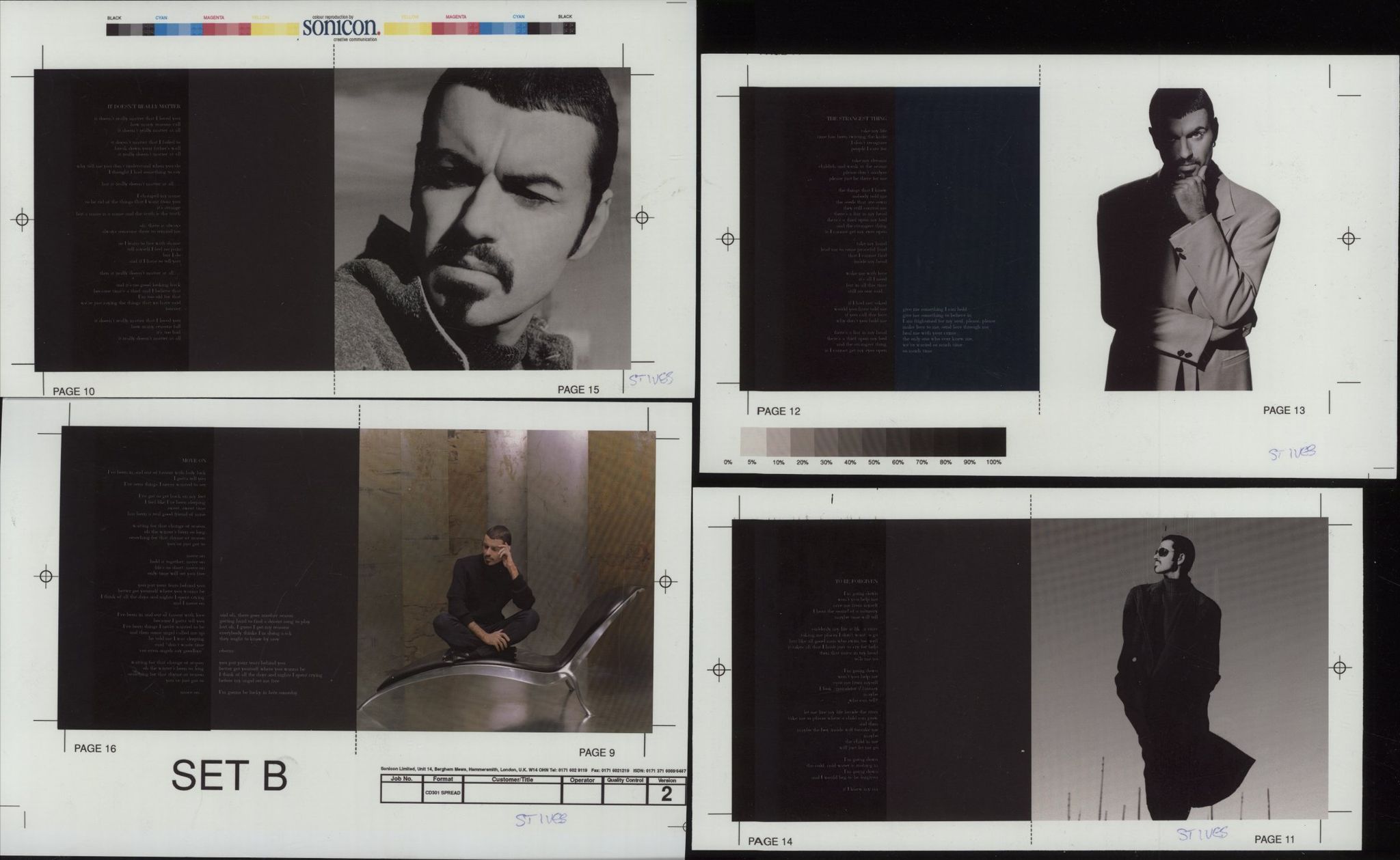 George Michael Older UK artwork