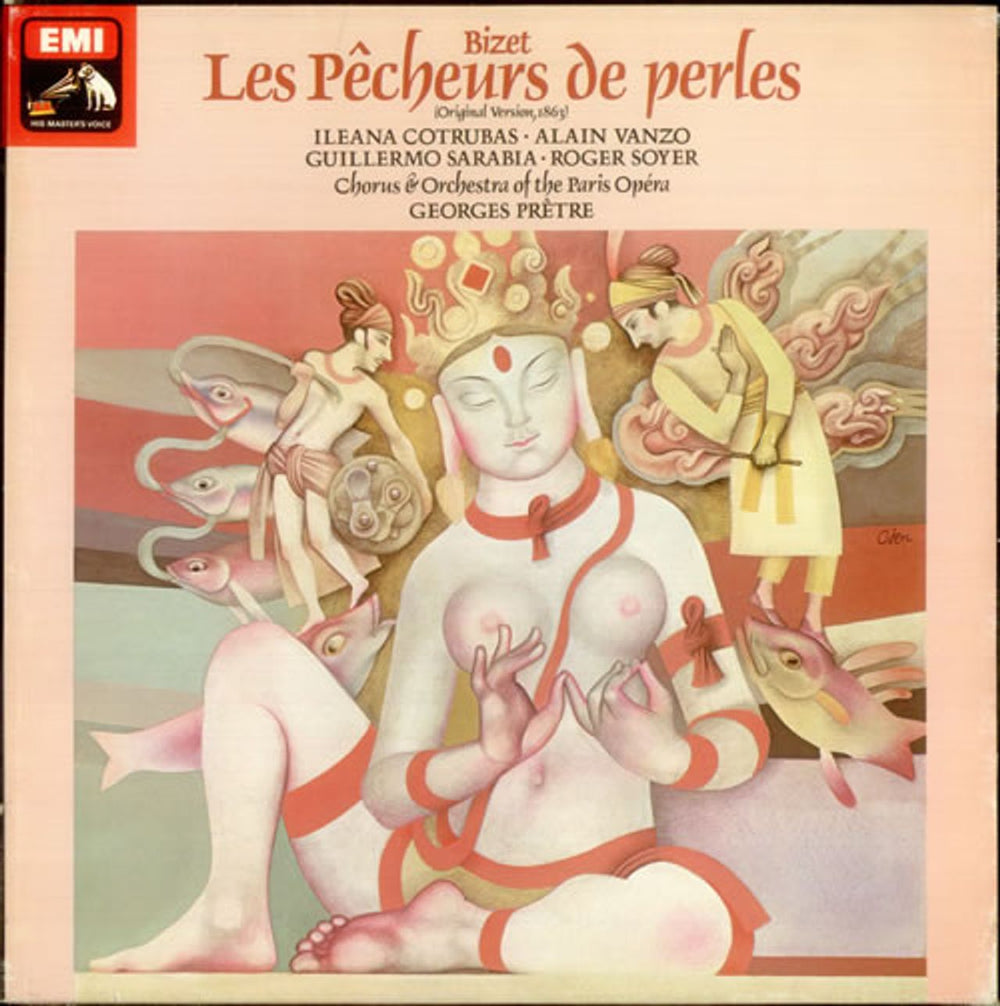 Georges Bizet Les Pecheurs de Perles - Original version UK 2-LP vinyl record set (Double LP Album) SLS5113