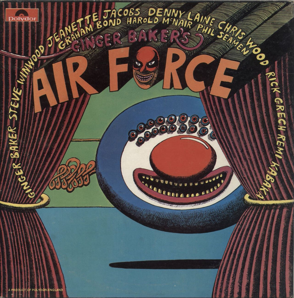 Ginger Baker Ginger Baker's Air Force - VG UK 2-LP vinyl record set (Double LP Album)
