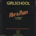Girlschool Hit & Run - Shrink UK 10" vinyl single (10 inch record)