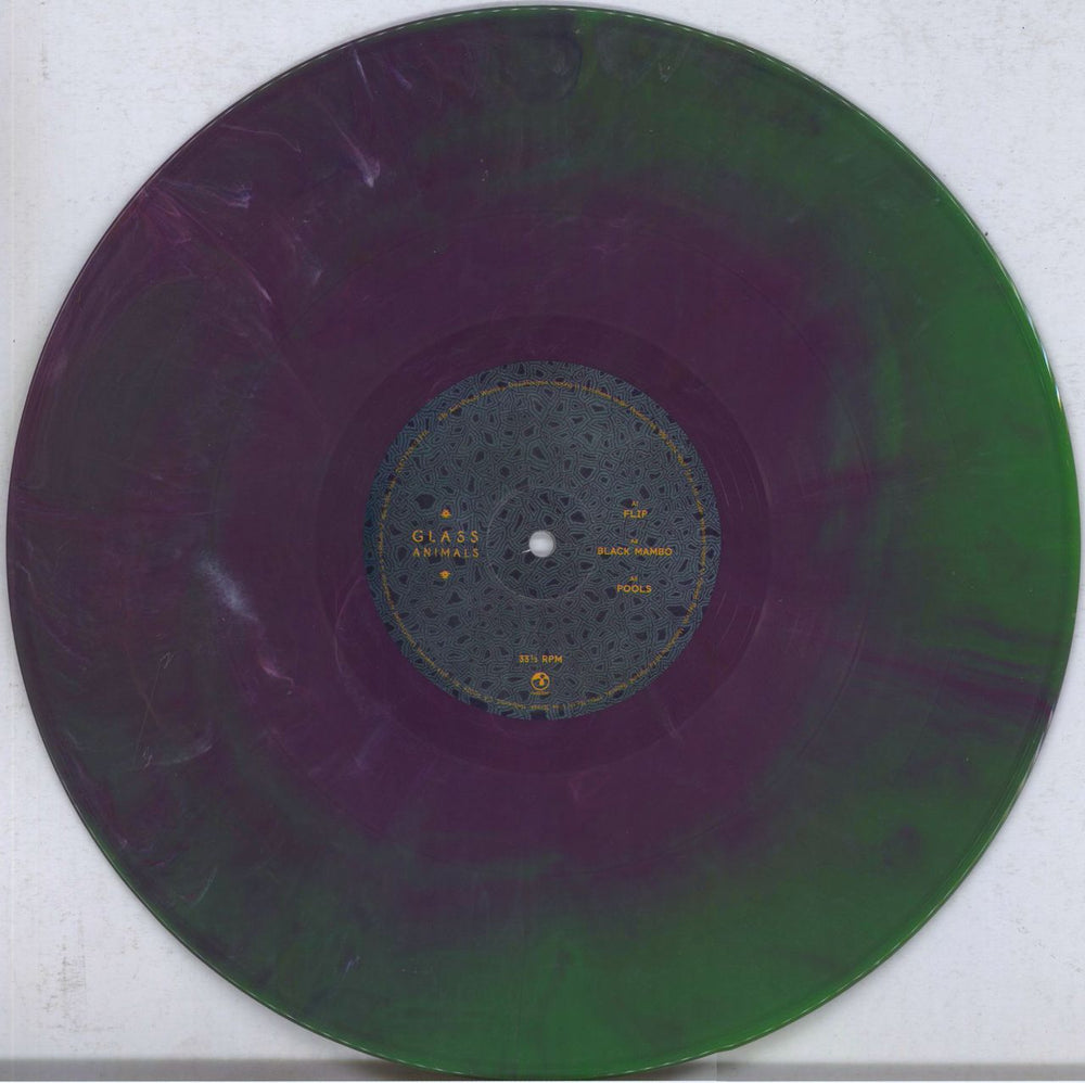 Glass Animals ZABA - Purple & Green Starburst Marbled Vinyl US 2-LP vinyl record set (Double LP Album) G8E2LZA832688