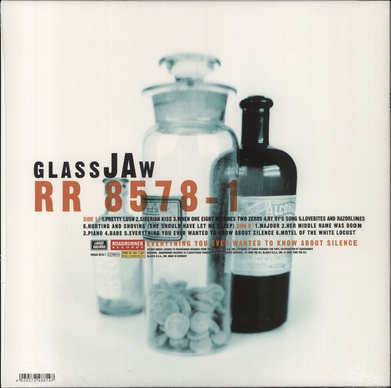 Glassjaw Everything You Ever Wanted To Know About Silence US Vinyl LP ...