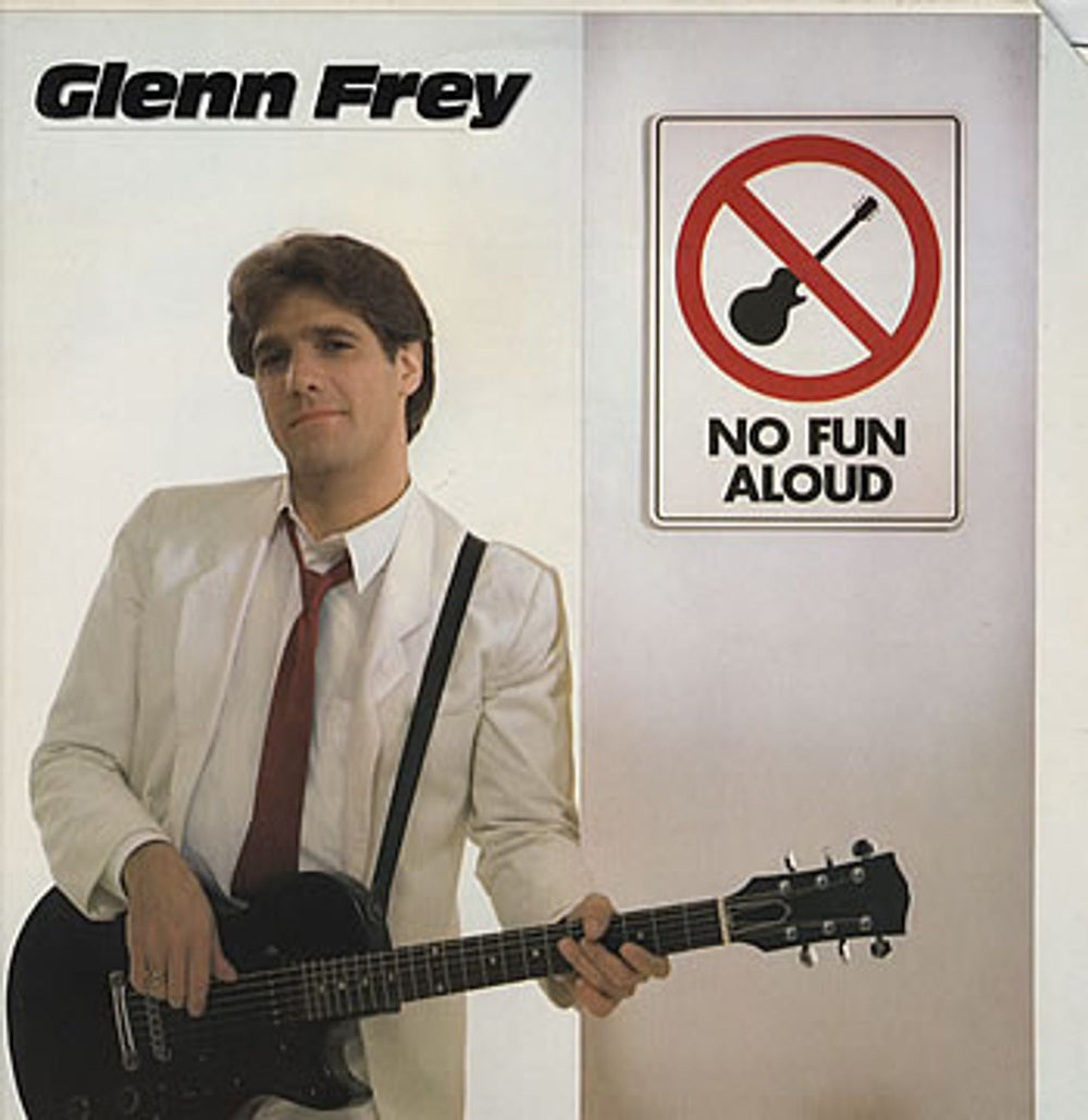 Glenn Frey No Fun Aloud German vinyl LP album (LP record) ASK52395