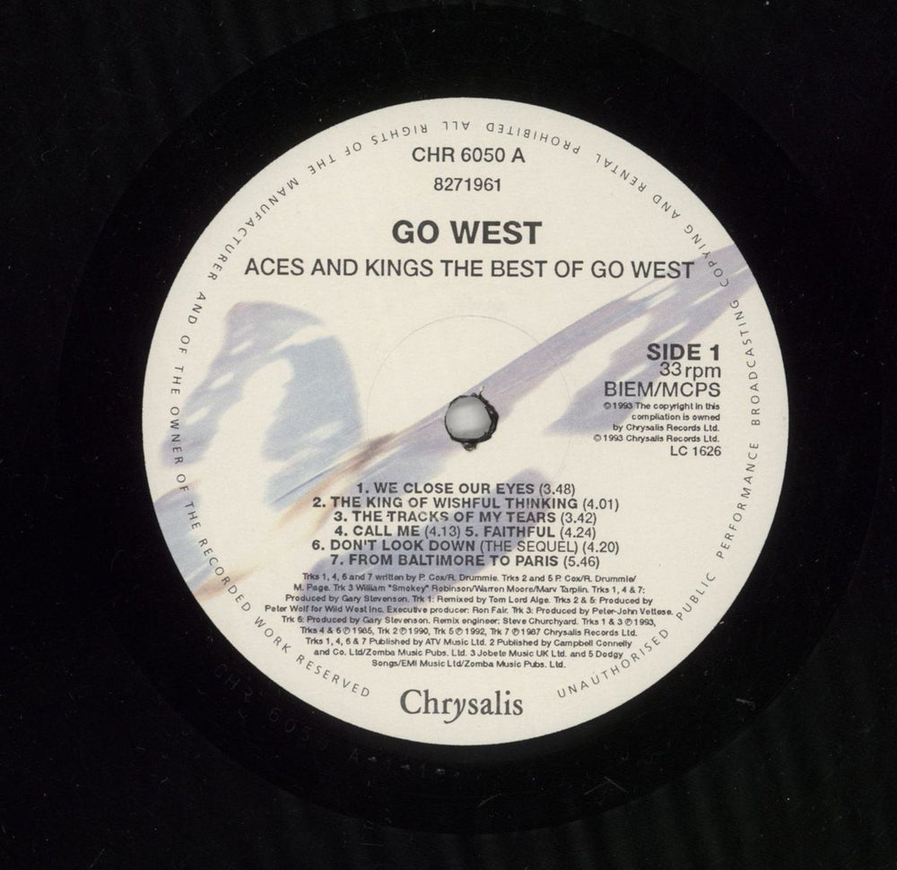 Go West Aces And Kings - The Best Of Go West - shrink UK vinyl LP album (LP record) GOWLPAC868410