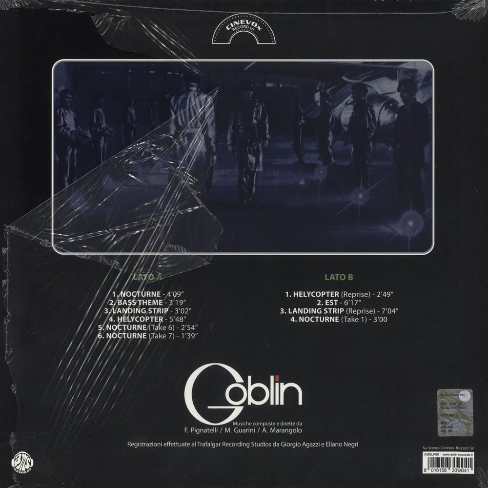 Goblin Notturno UK vinyl LP album (LP record) 8016158309041