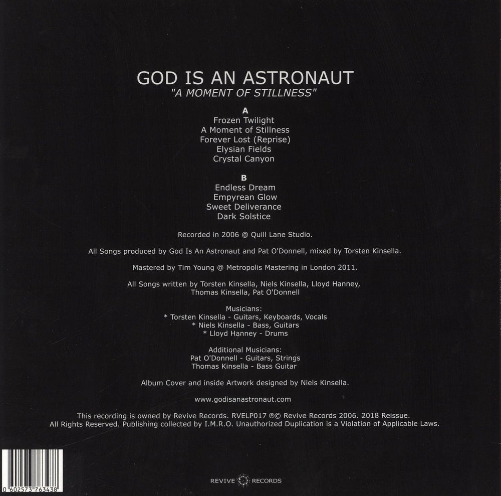 God Is An Astronaut A Moment Of Stillness - Blue Vinyl US vinyl LP album (LP record) 0602573763438