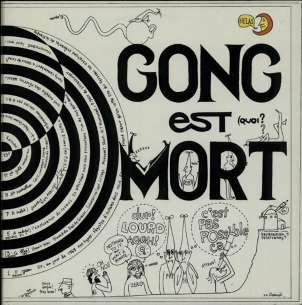 Gong Gong Est Mort Vive Gong French 2-LP vinyl record set (Double LP Album) TP-10002/3