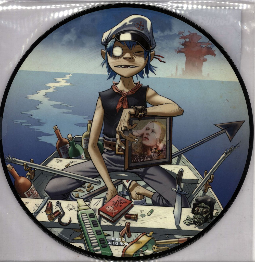 Gorillaz Plastic Beach - Sealed UK picture disc LP (vinyl picture disc album) GLZPDPL731385