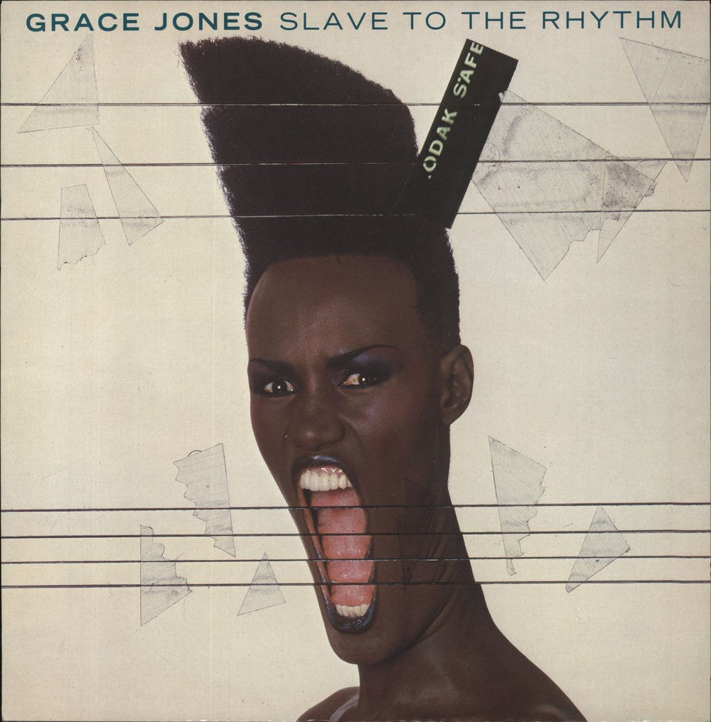 Grace Jones Slave To The Rhythm UK 12" vinyl single (12 inch record / Maxi-single) 12IS206