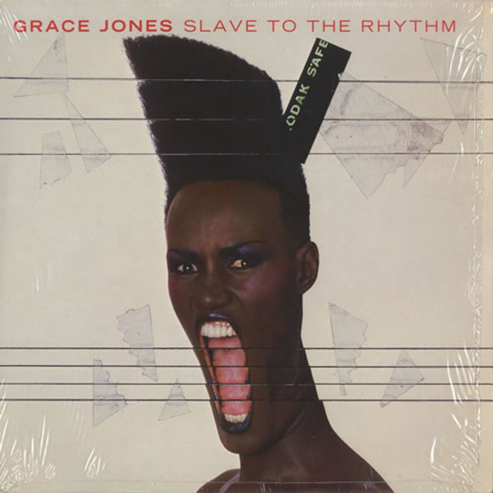 Grace Jones Slave To The Rhythm UK vinyl LP album (LP record) ISSP4011