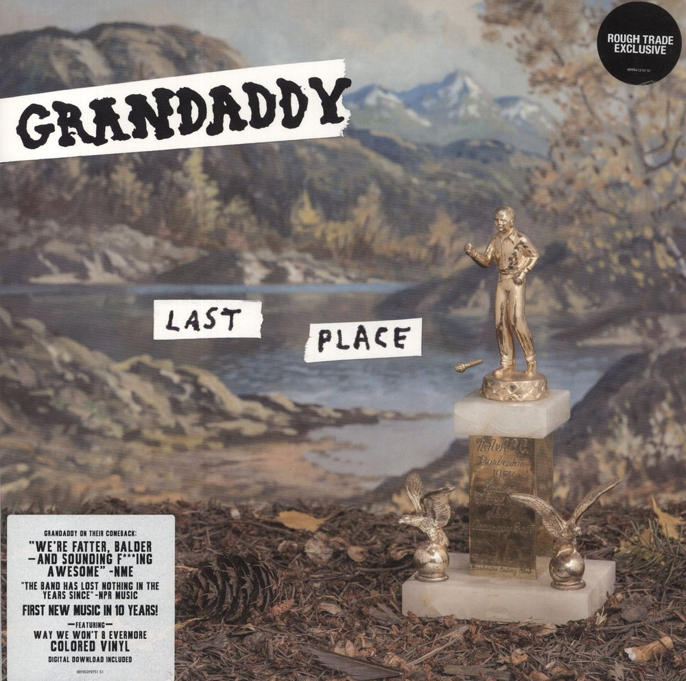 Grandaddy Last Place: Rough Trade Edition - Blue Vinyl - EX US vinyl LP album (LP record) 88985398751