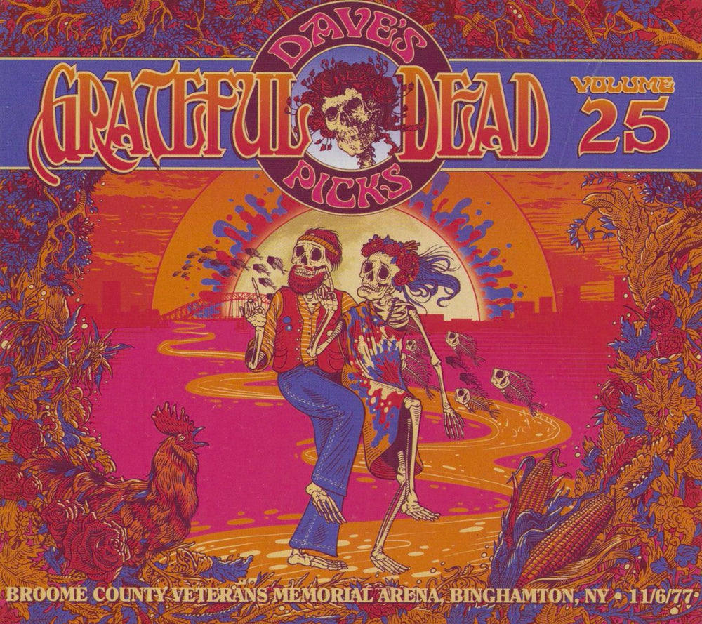 Grateful Dead Dave's Picks Volume 25: Broome County Veterans Memorial Arena, Binghamton, NY 11/6/77 US 3-CD album set (Triple CD) R2564621