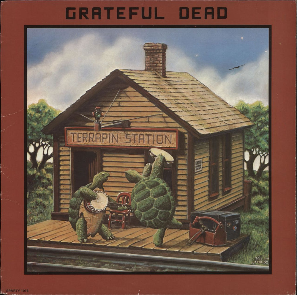 Grateful Dead Terrapin Station UK vinyl LP album (LP record) SPARTY1016