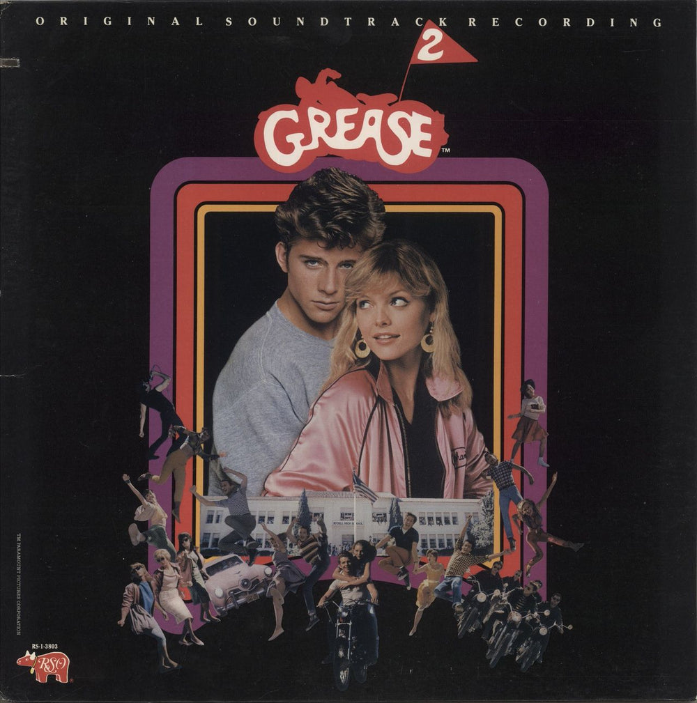 Grease Grease 2 US vinyl LP album (LP record) RS-1-3803