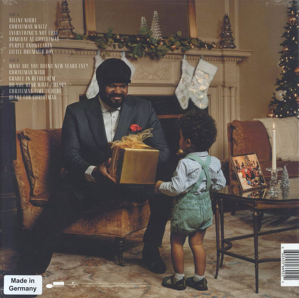 Gregory Porter Christmas Wish - Gold Vinyl - Sealed Dutch vinyl LP album (LP record) 602455669254