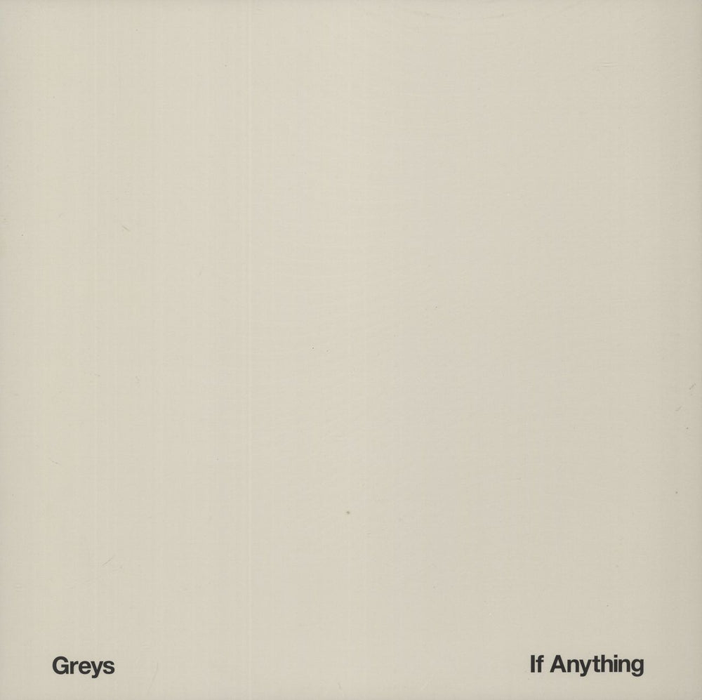 Greys If Anything - Dark Grey Marbled Vinyl US vinyl LP album (LP record) CAK97LPX