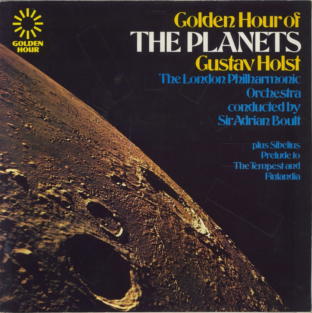 Gustav Holst Golden Hour Of The Planets UK vinyl LP album (LP record) GH503