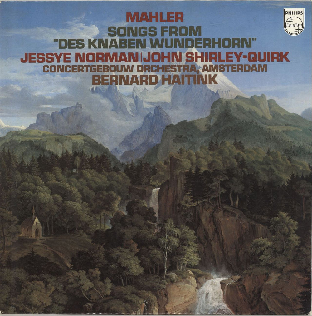 Gustav Mahler Songs From 'Des Knaben Wunderhorn' UK vinyl LP album (LP record) 9500316