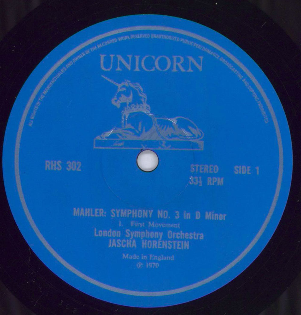Gustav Mahler Symphony No. 3 UK 2-LP vinyl record set (Double LP Album) M222LSY831429
