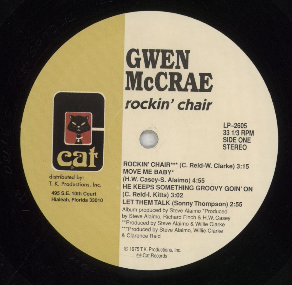Gwen McCrae Rockin' Chair US vinyl LP album (LP record) GW0LPRO853974