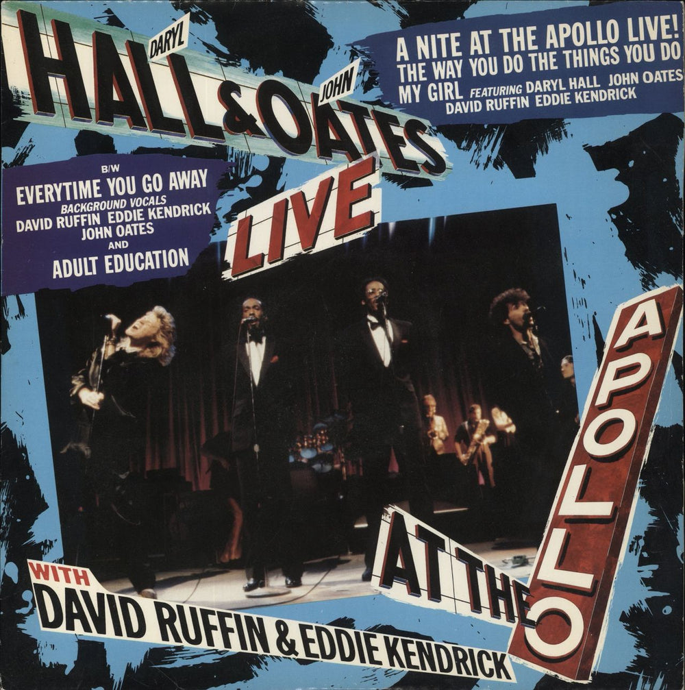 Hall & Oates Live At The Apollo UK 12" vinyl single (12 inch record / Maxi-single) PT49936