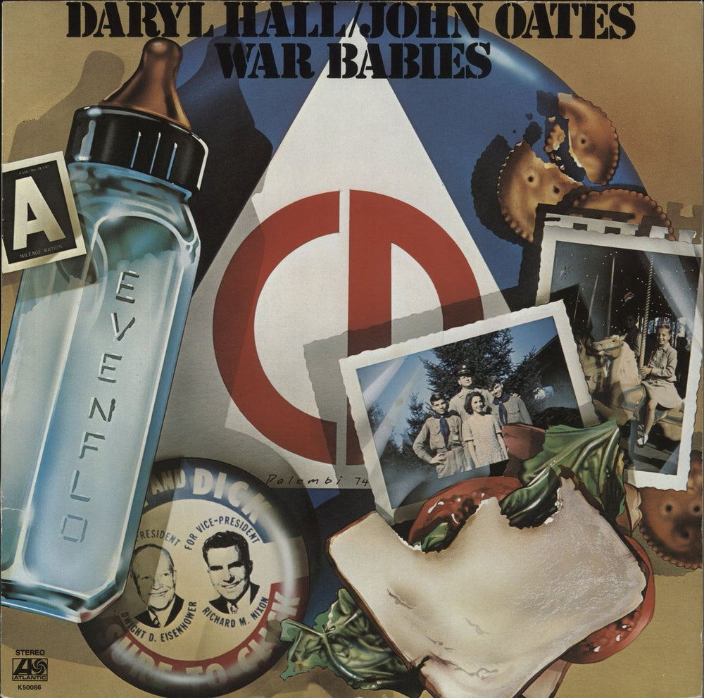 Hall & Oates War Babies German vinyl LP album (LP record) K50086