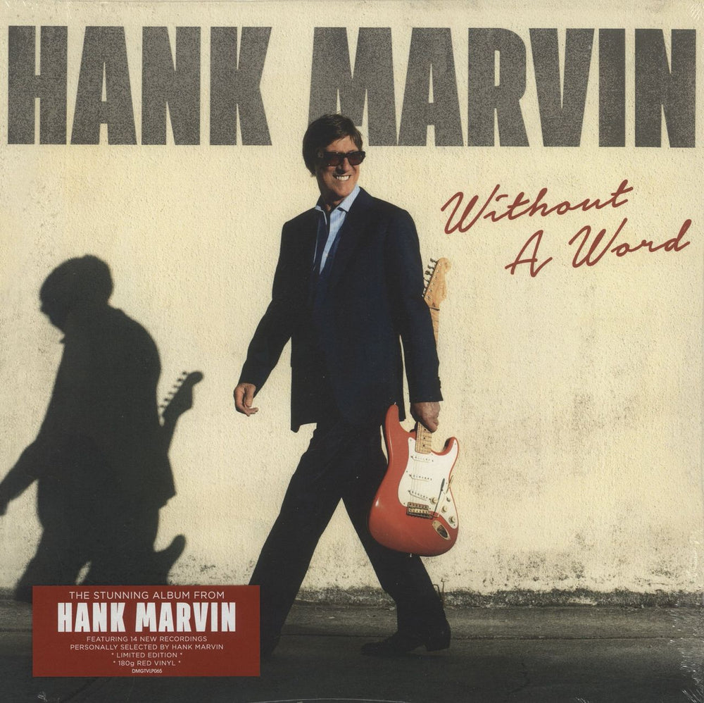 Hank Marvin Without A Word - Red Vinyl - Sealed UK vinyl LP album (LP record) DMGTVLP065