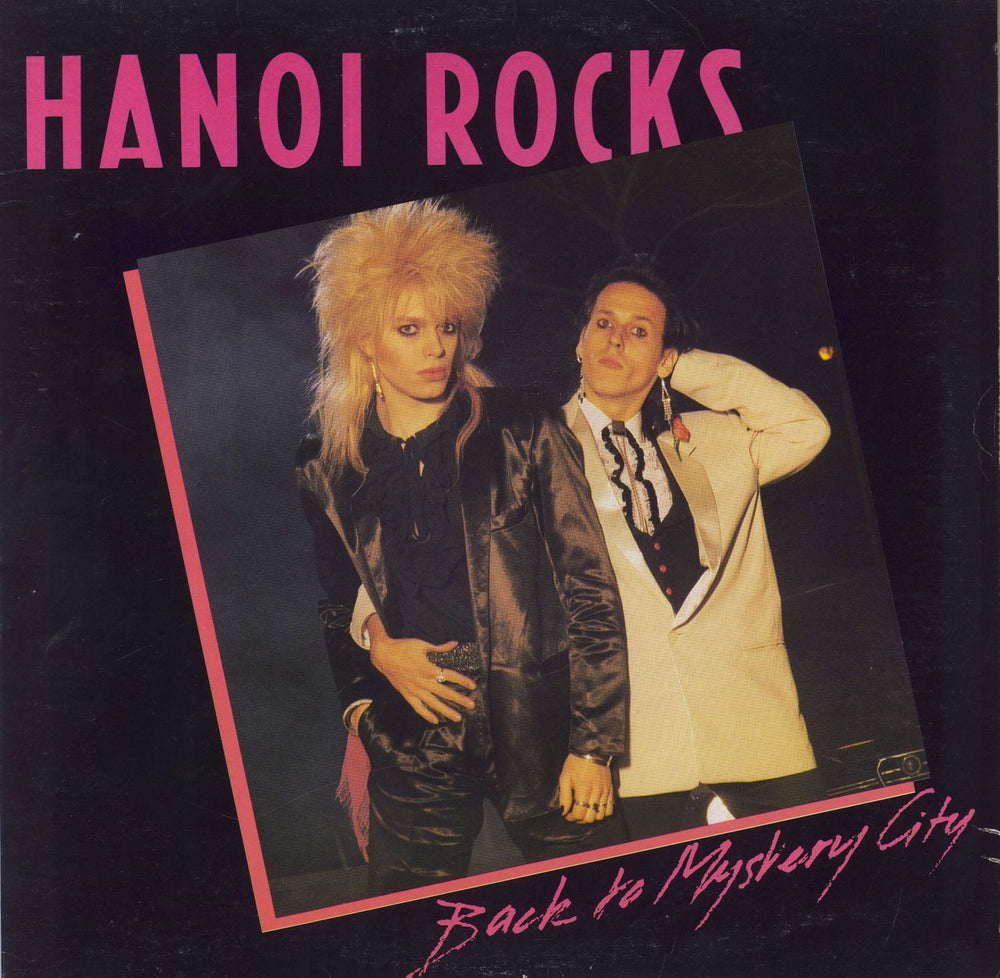 Hanoi Rocks Back To Mystery City Canadian vinyl LP album (LP record) SV 2129