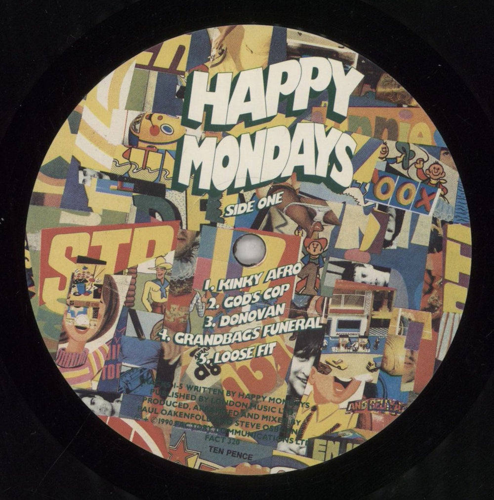 Happy Mondays Pills 'N' Thrills And Bellyaches - 2nd UK vinyl LP album (LP record) HAPLPPI635167