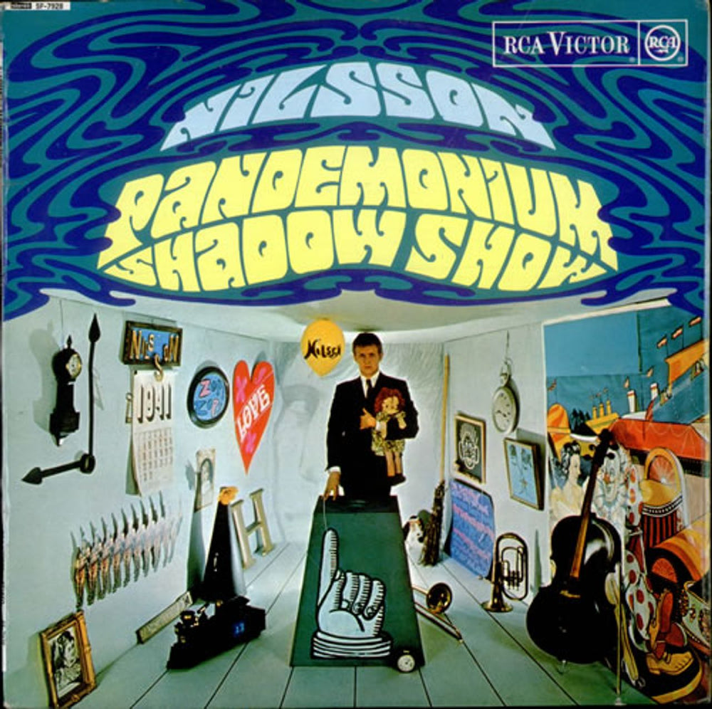 Harry Nilsson Pandemonium Shadow Show - 1st UK vinyl LP album (LP record) SF-7928