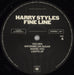 Harry Styles Fine Line - 180gm UK 2-LP vinyl record set (Double LP Album) QHS2LFI828647